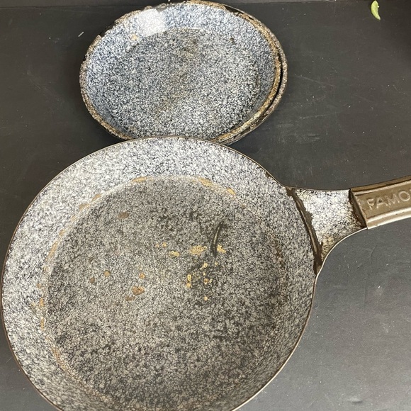 Gray Non-Stick Frying Pan Set - Picture 1 of 8